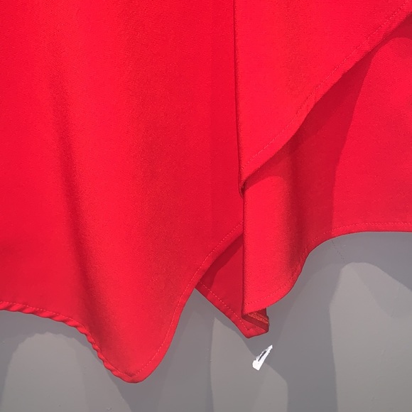 2/$40 👸🏻 Express Asymmetrical Red Skirt ❤️ - Picture 2 of 5